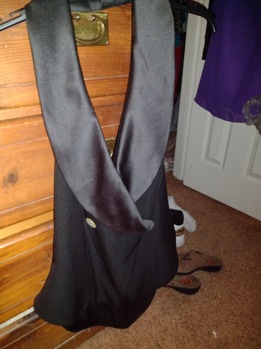 Satin Evening Vest